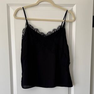 Lush Black Lace Cami Top